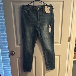 SO Women's Dark Blue Skinny Jeans